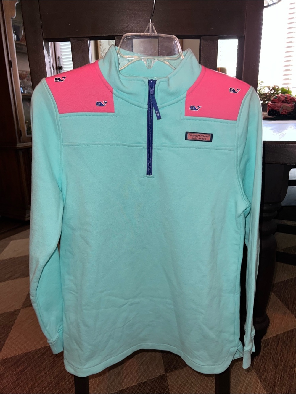 NWT Girls XL Vineyard Vines Quarter Zip Pullover